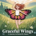 "Graceful Wings: A Journey in Butterfly Shorts"