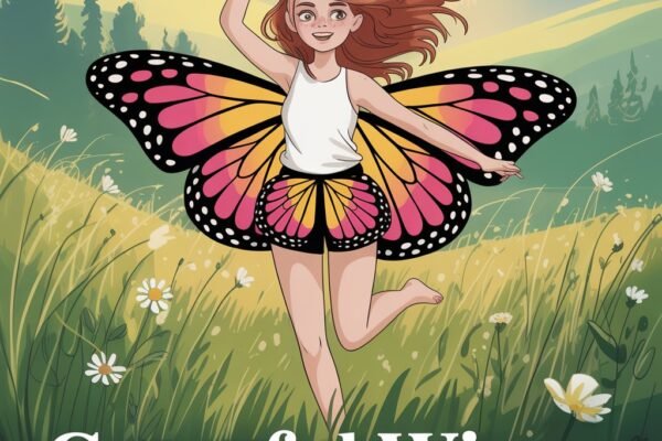 "Graceful Wings: A Journey in Butterfly Shorts"